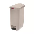 poubelle slim à pédale 50 litre 343x527x721